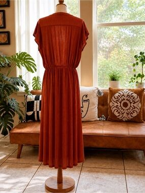 ASOS Rust Orange Maxi Dress